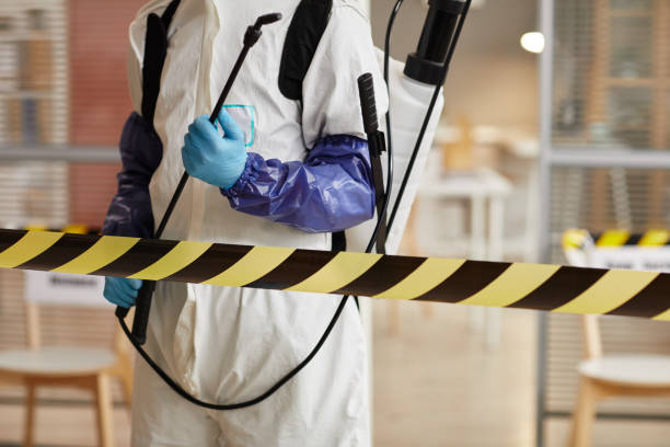 Professional Biohazard technician working in Krakow, WI